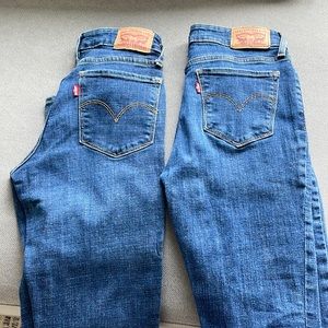 Levi jeans 711 Skinny ankle size 25